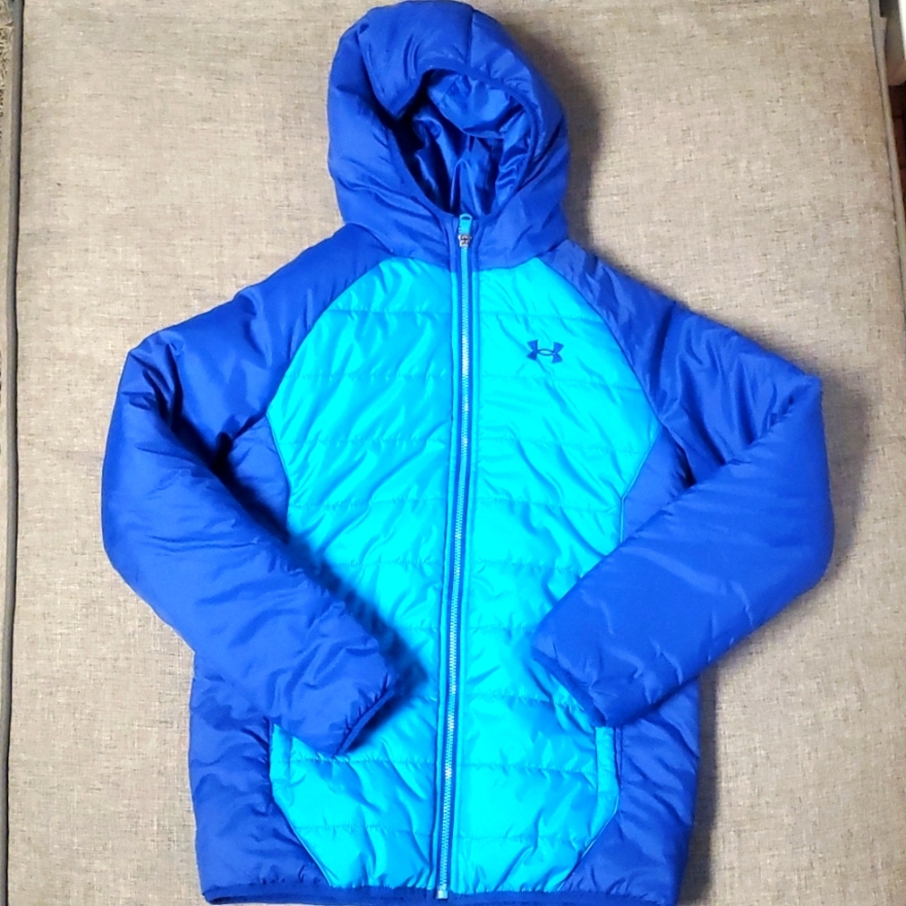 Under Armour cold gear thin puffer jacket LG